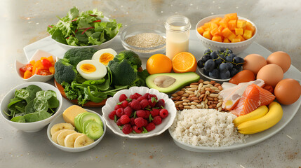 Nutritional Guide Illustration: Ideal Diet for TB Patient Recovery