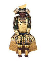 Fototapeta premium Yukinoshita Sadaiye 17th Century Japanese Samurai Armor 