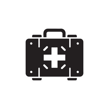 recommend clip art: First Aid Kit silhouette icon
