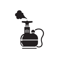 Obraz premium Nebulizer silhouette icon