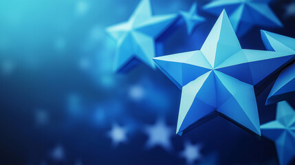 stars geometric 3d background ai generated visual