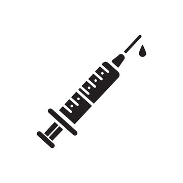 recommend clip art: Syringe injection silhouette vector , Syringe injection icon