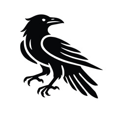 Fototapeta premium Crow Silhouette