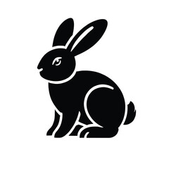 Fototapeta premium Rabbit Silhouette