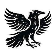 Obraz premium Raven Silhouette
