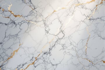 Obraz premium Elegant Gray Marble Texture with Golden Veins