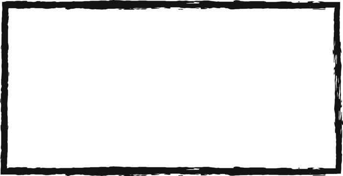 Grunge black border frames a white backdrop for text or images, ideal for posters, flyers, banners, cards, invitations, and more. Vintage inspired design adds creativity and style to projects