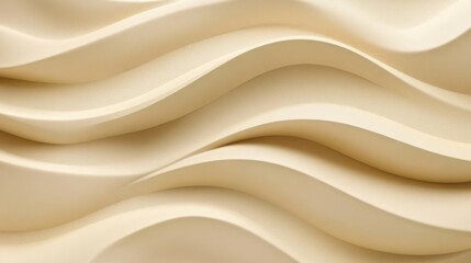 Obraz premium Abstract Beige Waves Smooth Surface Texture Design