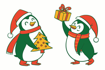 Creating a Funny Christmas Alpine Azalea  Festive Design on White Background