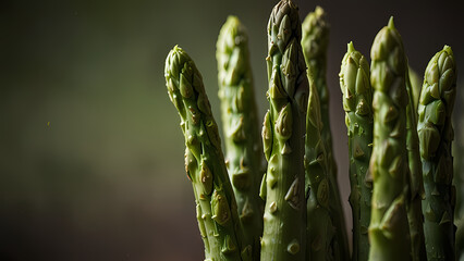 detailed close-up image of a fresh asparagus spear