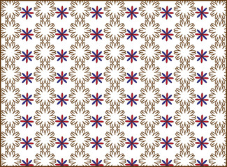 Print pattern, seamless, wallpaper, texture, vector, 