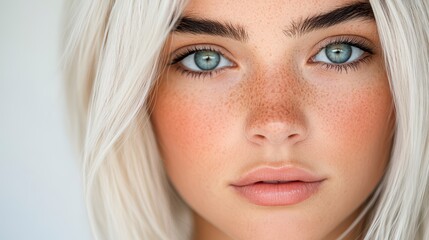 Striking Beauty and Elegance Captured in a Moment of Serene Allure