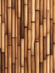 Fototapeta premium Textured bamboo wall panel background