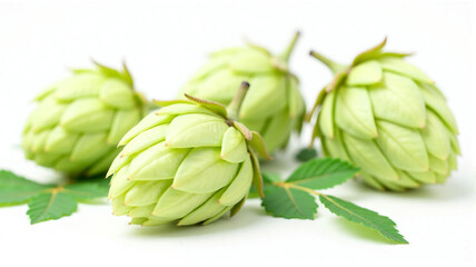 Fototapeta premium hop isolated on white background