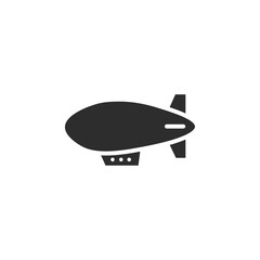 Airship icon web design in vector © Hindi