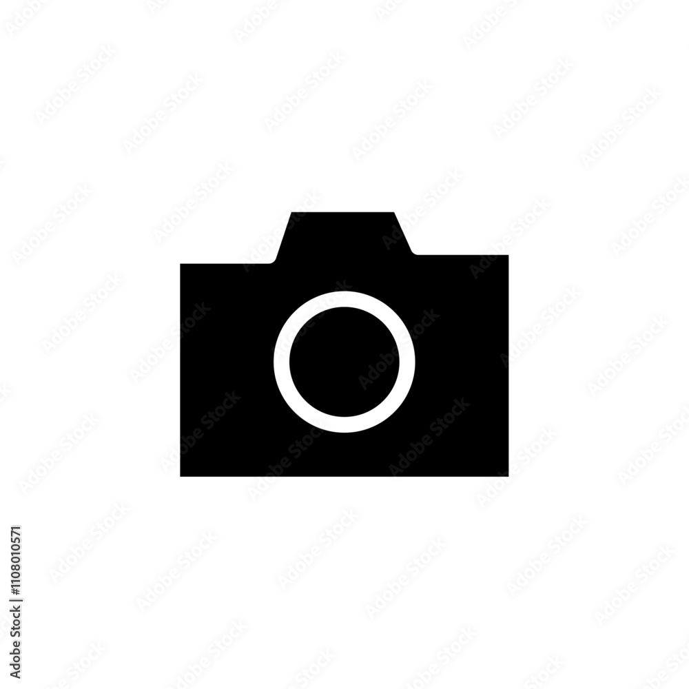 Poster Camera icon web design in vector