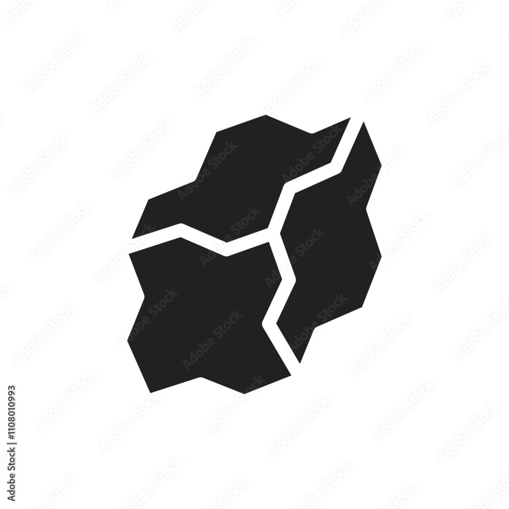 Poster charcoal icon web design in vector