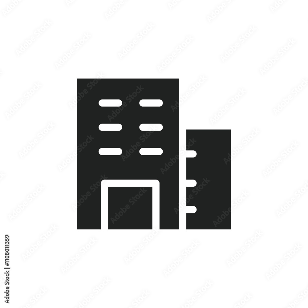 Poster company icon web design in vector