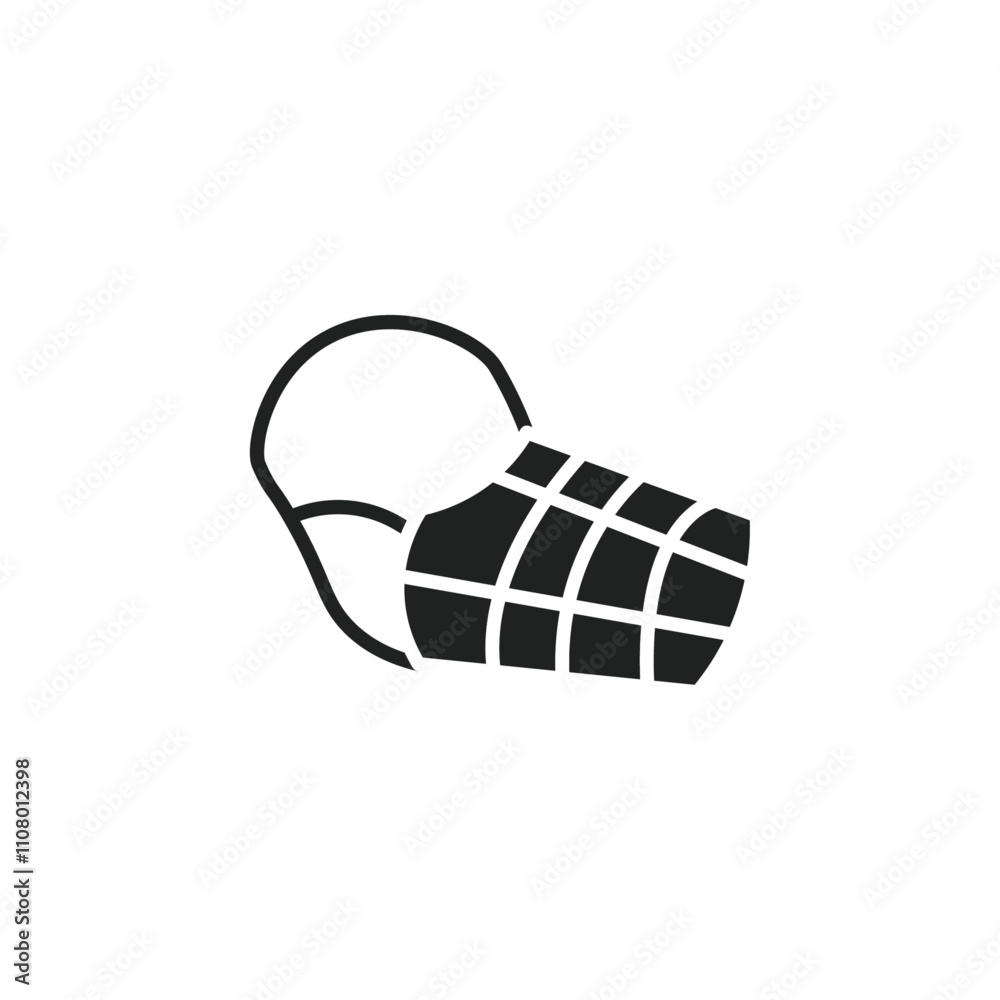 Aufkleber dog muzzle icon web design in vector