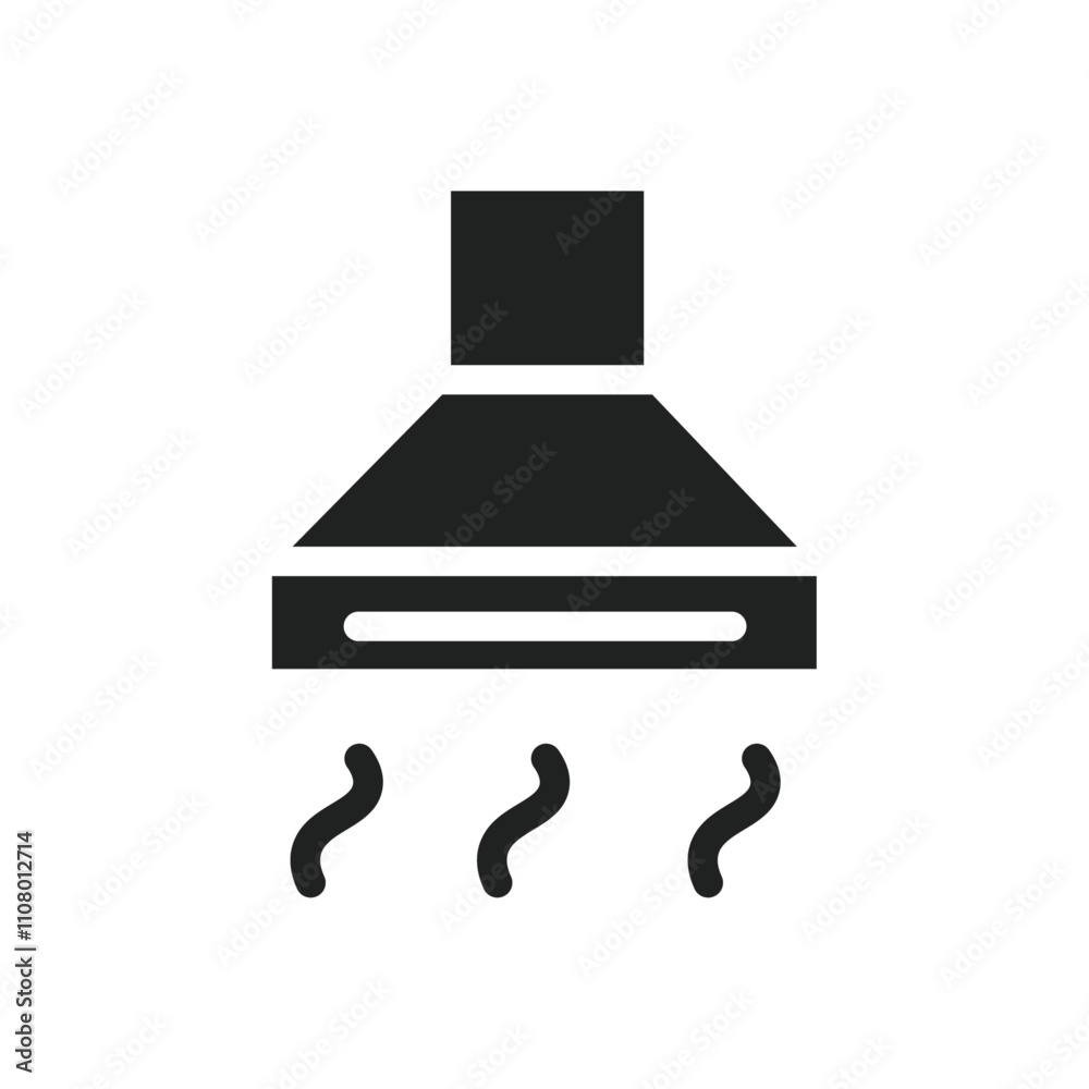 Poster Extractor Hood icon web design in vector