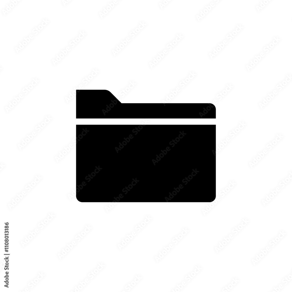 Poster Folder icon web design in vector