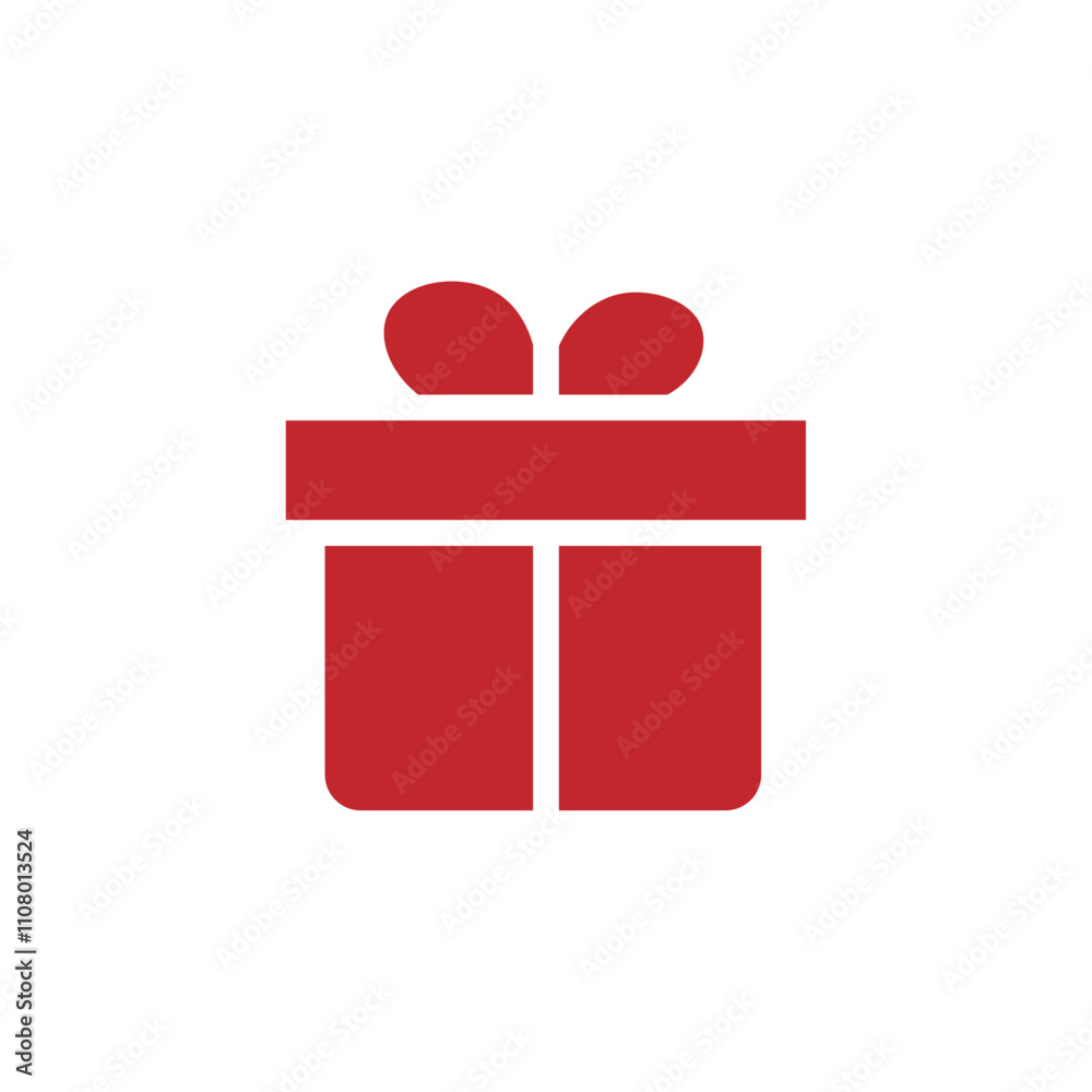 Poster gift icon web design in vector