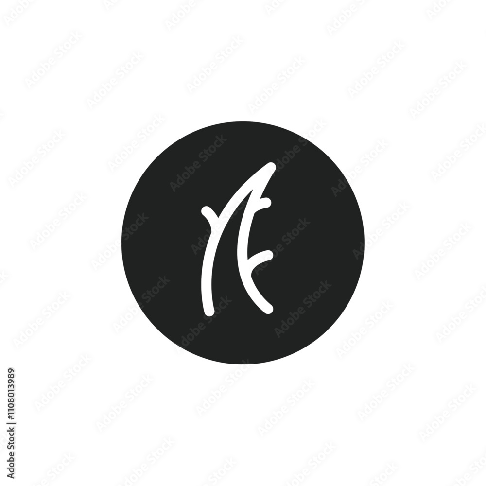 Poster hair split ends icon web design in vector