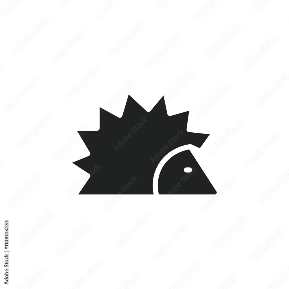 Aufkleber hegdehog icon web design in vector