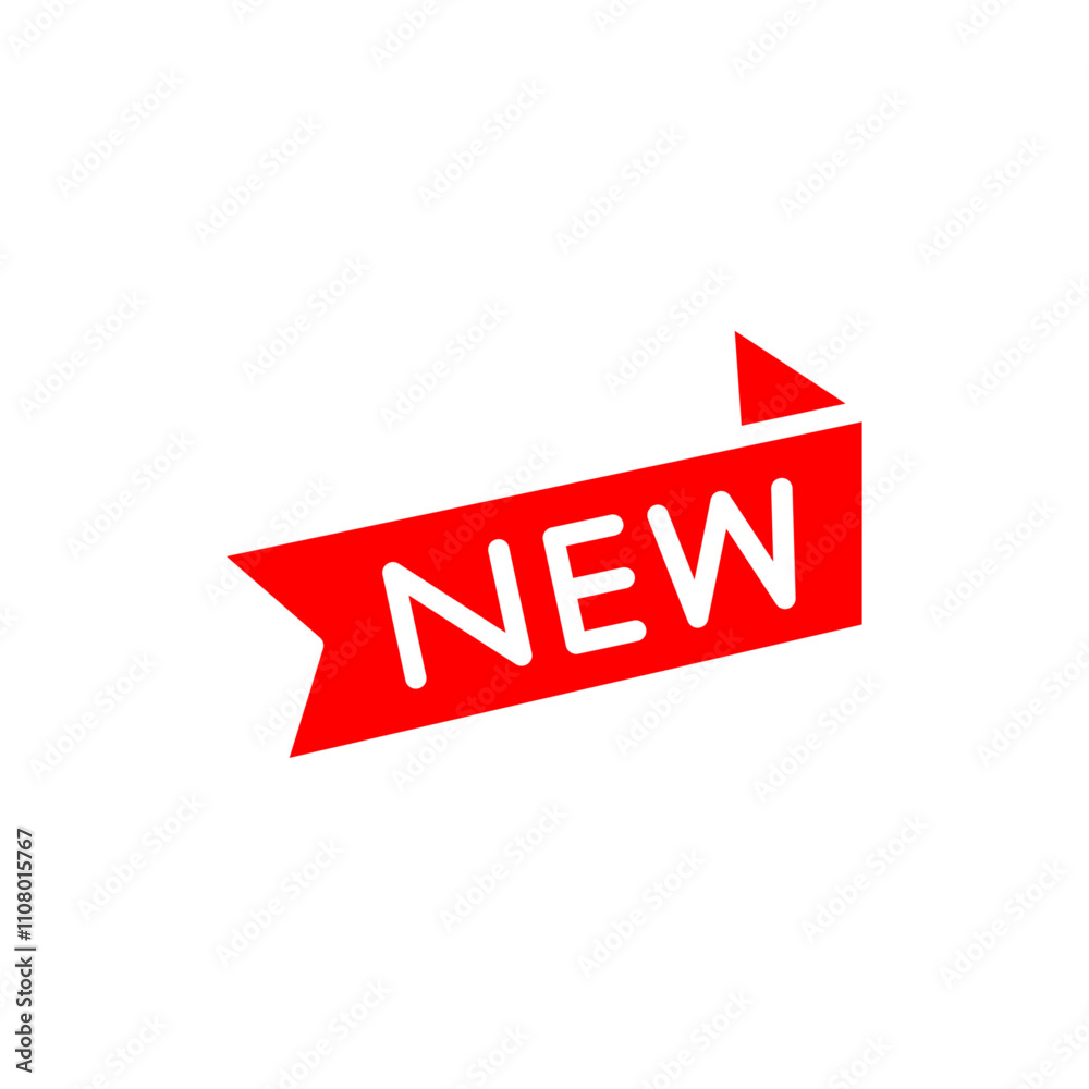 Aufkleber New symbol icon web design in vector