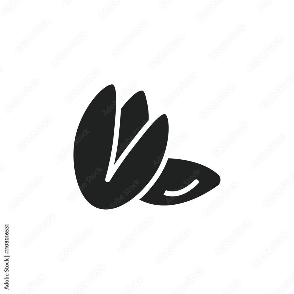 Poster pistachio icon web design in vector