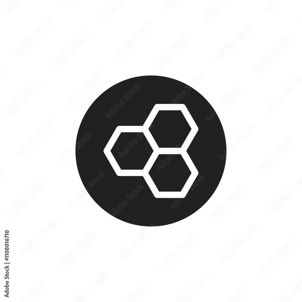 Poster propolis icon web design in vector