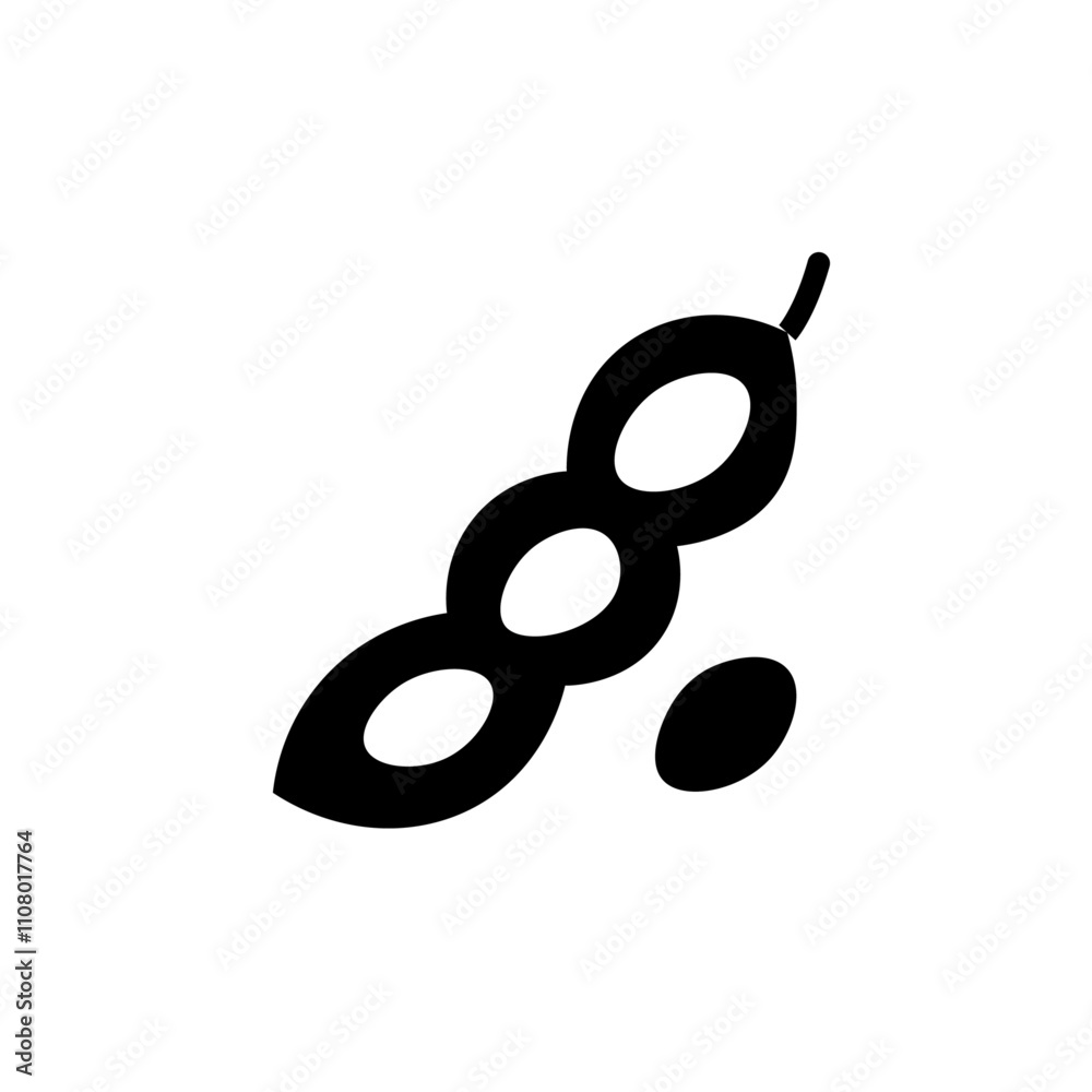 Aufkleber soybeans icon web design in vector