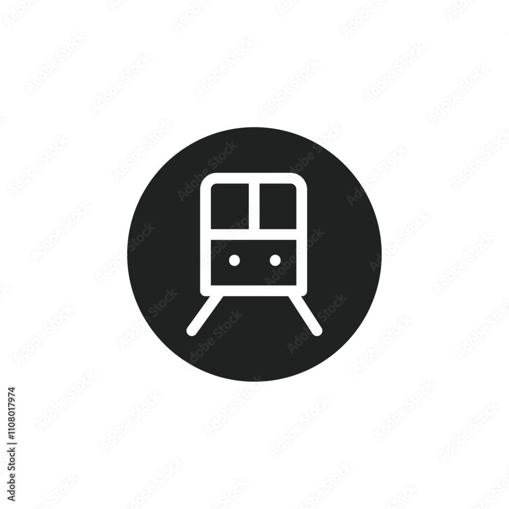 Aufkleber subway icon web design in vector