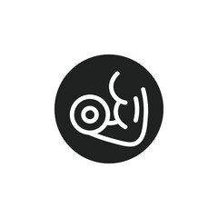 Obraz premium strength training icon web design in vector