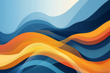 Colorful Light Trails with Glowing Neon Waves and Vibrant Energy Flow &ndash; Abstract Digital Art Background