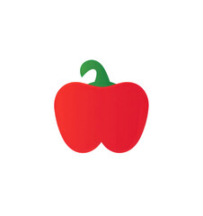 Minimalist logo depicting sweet peppers. Perfect for food branding, farm shops or restaurants.