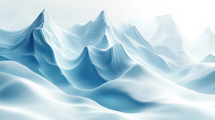 A serene landscape featuring snow-covered mountains, showcasing natural beauty and tranquility. Perfect for winter-themed projects.