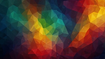 Obraz premium Multicolored geometric polygonal abstract background.