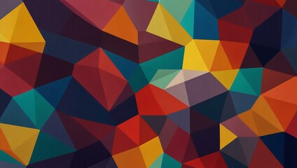 Fototapeta premium Multicolored geometric polygonal abstract background.