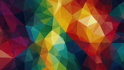 Obraz premium Multicolored geometric polygonal abstract background.
