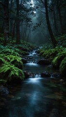 Obraz premium Mysterious stream.