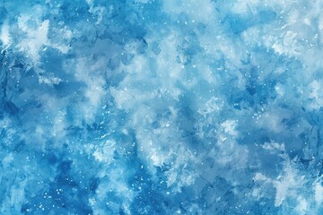 Fototapeta premium Blue light watercolor background texture paper