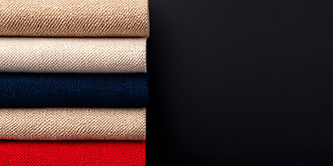 Fototapeta premium Advertising Photography of Textile Material - High-Quality Image Showcasing the Texture, Pattern, and Detail of the Fabric