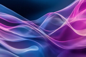 Colorful Light Trails with Glowing Neon Waves and Vibrant Energy Flow &ndash; Abstract Digital Art Background