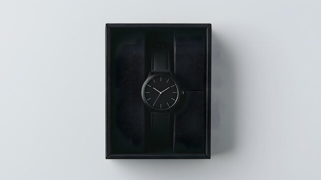 Empty Single Watch Box &ndash; Classic and Elegant Storage for Timepieces, Perfect for Luxury Watches or Gift Packaging