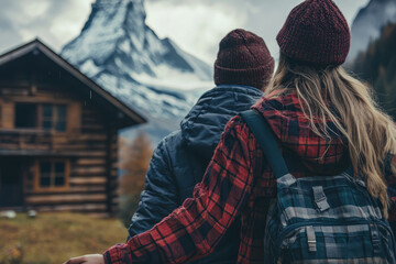 Adventure Planning: Couple's Weekend Getaway in Mountain Cabin Setting