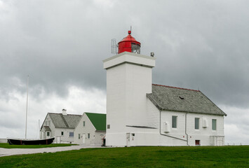 Obrestad Fyr lighthouse in southern Norway
