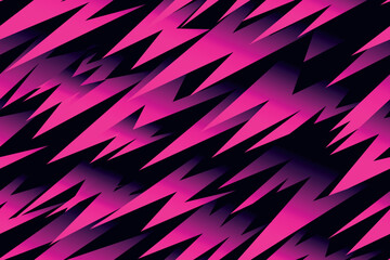 Abstract geometric seamless pattern with curved lines, . Geometrical sharp background. Futuristic grunge pattern for wrapping paper, textile. Pink and dark blue colors