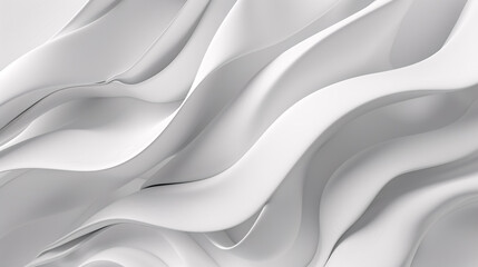 Obraz premium Abstract White Background with Smooth Lines: White background featuring smooth abstract lines.