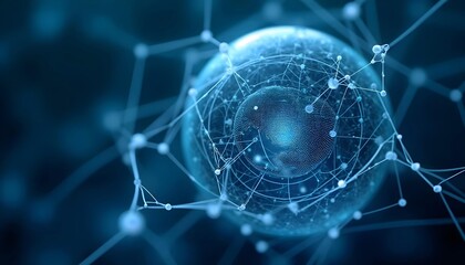 Close up of a sphere with spiral design, smooth 3D illustration, white biomechanical details, spiral with glowing numerical lines